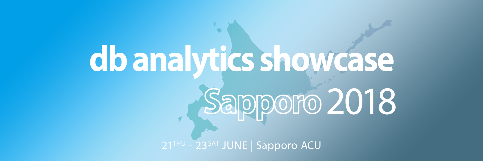 db analytics showcase Sapporo 2018