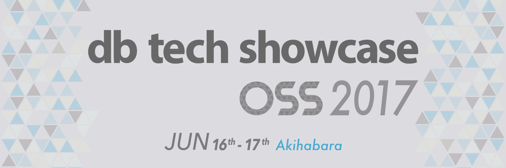 db tech showcase OSS 2017