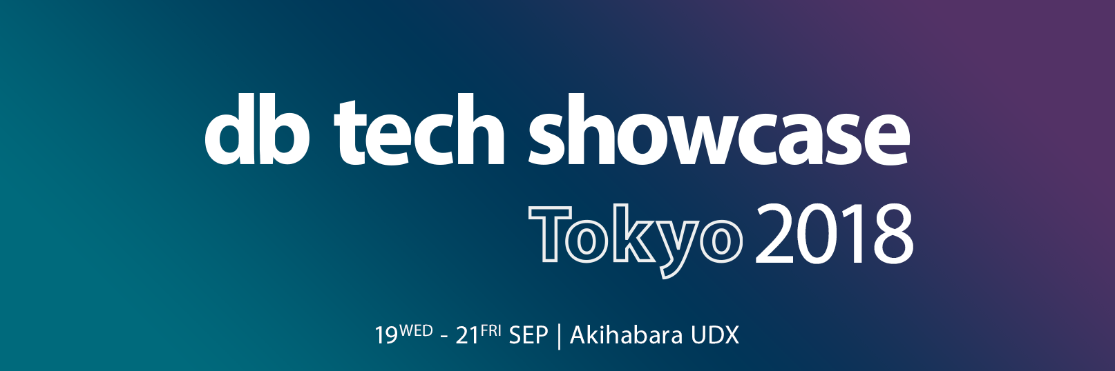 db tech showcase Tokyo 2018